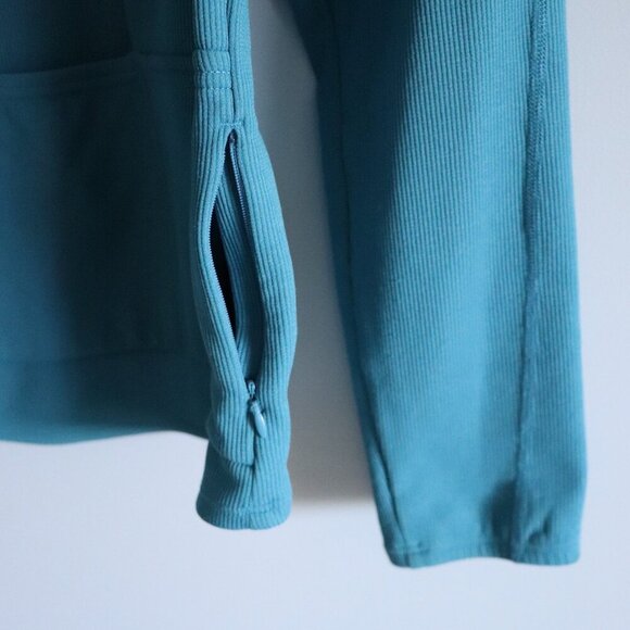 MEC Women's Sz Lrg Blue Full Zip Cycling Active Fleece Ribbed Stretch Jacket - Picture 11 of 15